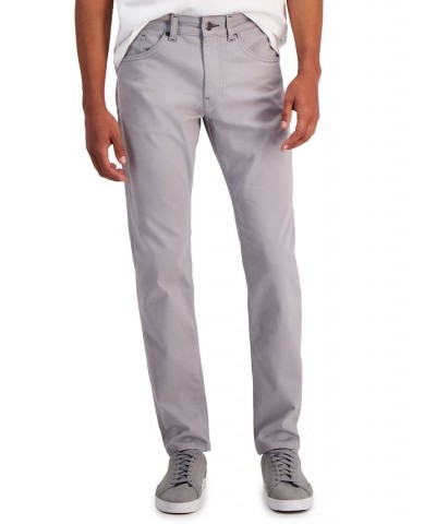 Men's Mapete Classic-Fit Solid Pants Gray $77.08 Jeans