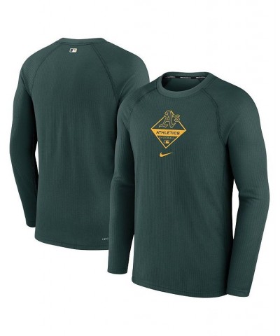 Men's Green, Oakland Athletics Game Authentic Collection Performance Raglan Long Sleeve T-shirt $35.74 T-Shirts