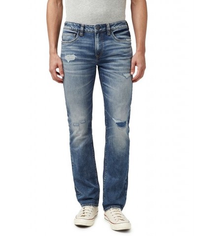 Men's Repaired Straight Six Jeans Blue $31.29 Jeans