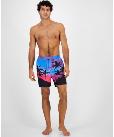 Men's Sunset Volley Swim Trunks Pink $13.20 Swimsuits