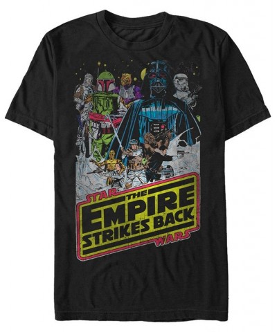 Star Wars Men's Classic Empire Strikes Back Short Sleeve T-Shirt Black $18.89 T-Shirts