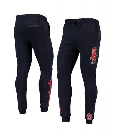 Men's Navy St. Louis Cardinals Logo Jogger Pants $44.00 Pants