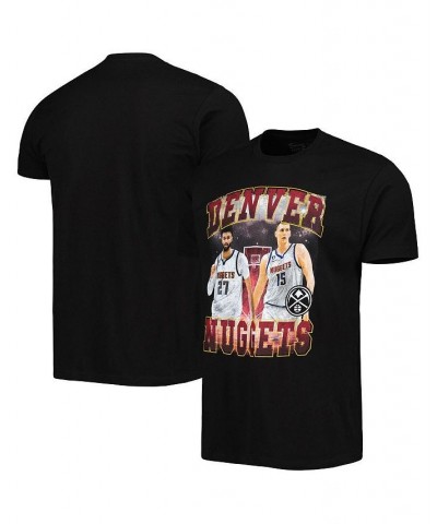 Men's and Women's Nikola Jokic & Jamal Murray Black Denver Nuggets Player Duo T-shirt $23.50 Tops