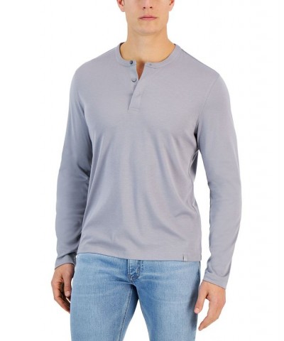 Men's Alfatech Solid Henley PD03 $15.39 T-Shirts