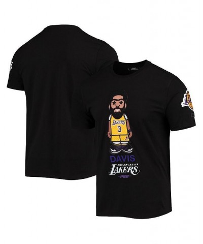 Men's Anthony Davis Black Los Angeles Lakers Caricature T-shirt $24.99 T-Shirts