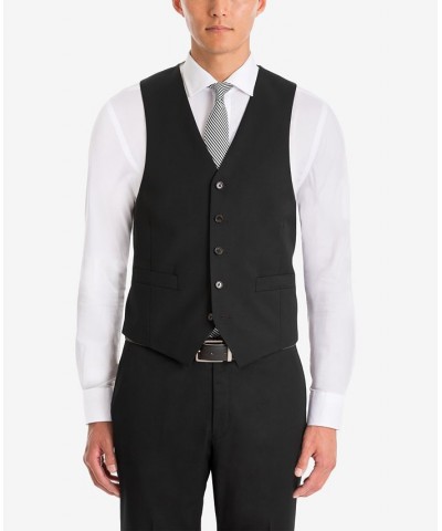 Men's UltraFlex Classic-Fit Black Wool Suit Separates Black $87.13 Suits