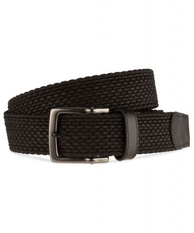 Men's Stretch Woven Belt Black $29.25 Belts