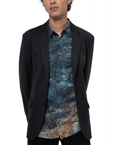 BOSS Men's Slim-Fit Performance Jacket Blue $138.72 Suits