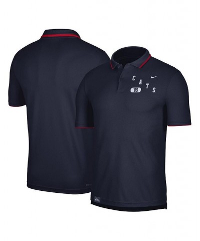 Men's Navy Arizona Wildcats Wordmark Performance Polo Shirt $26.65 Polo Shirts