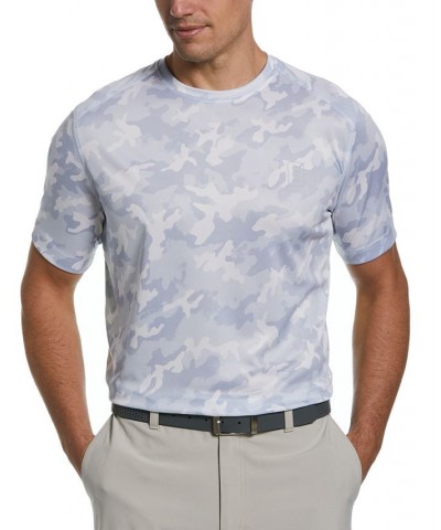 Men's Camo Print Short-Sleeve Performance T-Shirt Gray $16.80 T-Shirts