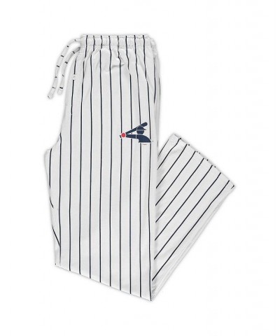 Men's White, Black Chicago White Sox Big and Tall Pinstripe Sleep Pants $24.60 Pajama