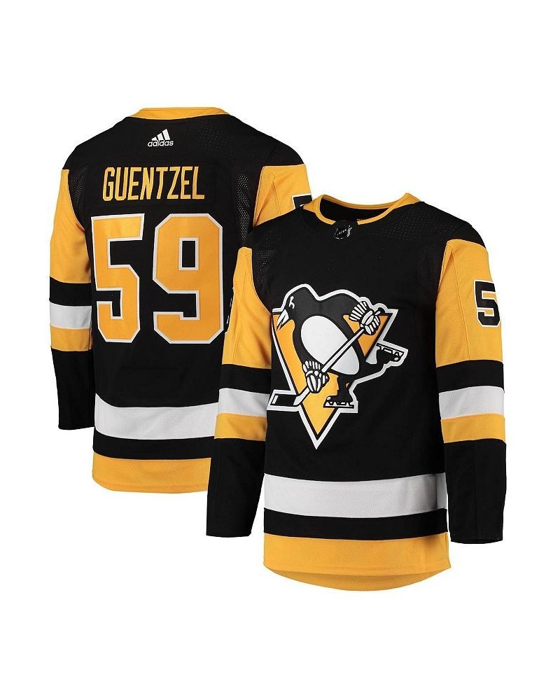 Men's Jake Guentzel Black Pittsburgh Penguins Home Primegreen Authentic Pro Player Jersey $108.00 Jersey