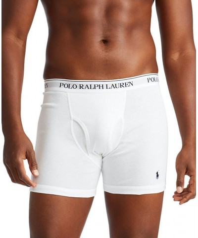 Men's 3-Pk. Classic Cotton Boxer Briefs White $33.00 Underwear