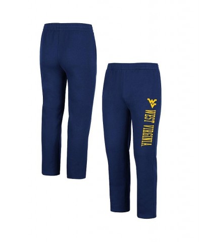 Men's Navy West Virginia Mountaineers Fleece Pants $29.69 Pants