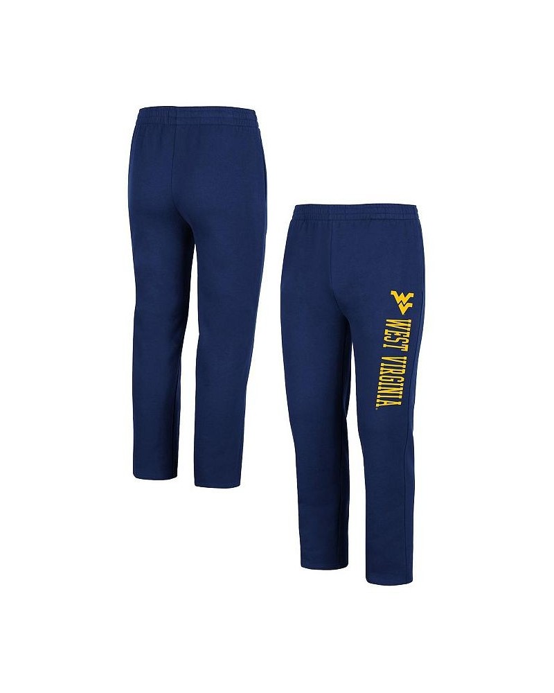 Men's Navy West Virginia Mountaineers Fleece Pants $29.69 Pants