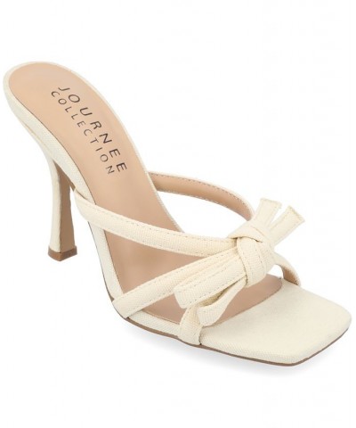 Women's Cilicia Stiletto Sandal Tan/Beige $49.39 Shoes