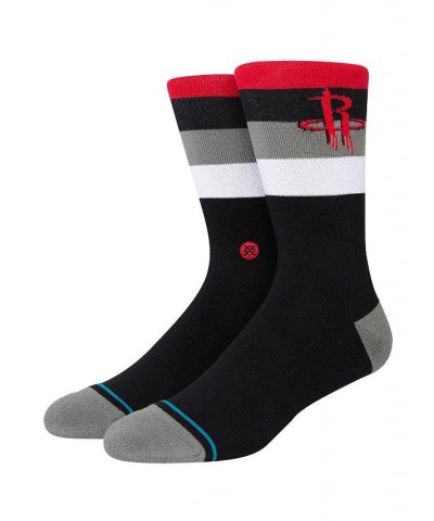 Houston Rockets Stripe Crew Socks $14.30 Socks