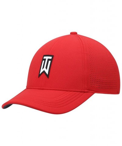 Men's Red Tiger Woods Legacy91 Performance Flex Hat $26.45 Hats