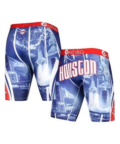 Men's Blue Houston Rockets City Edition Boxer Briefs $19.59 Underwear