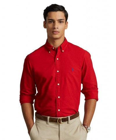 Men's Classic-Fit Garment-Dyed Oxford Shirt PD02 $44.55 Shirts
